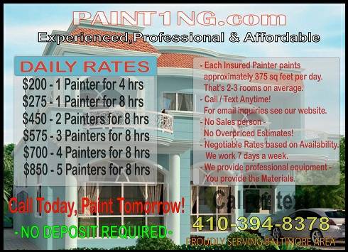 1 Home PainterDont Pay Until Your HappyCall Us First (Baltimore, MD)