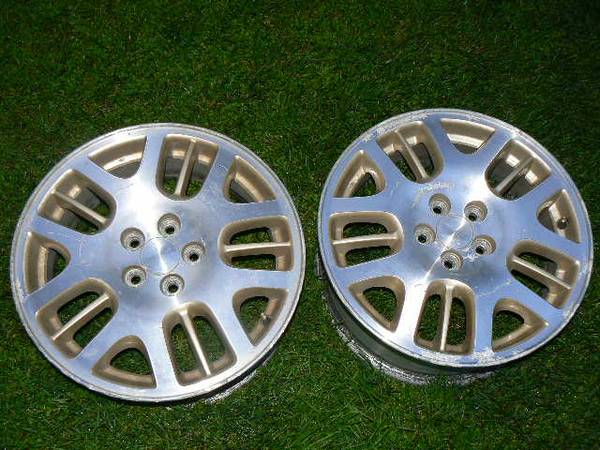 1 Spare Alum 16 inch 5 by 100 millimeter rims