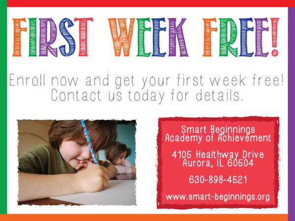 1 WEEK FREE  Daycare amp Preschool  Now Enrolling (AuroraNaperville)