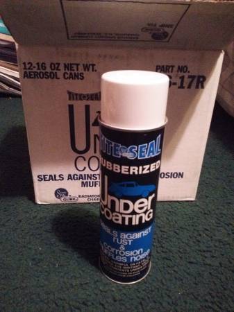 10 16oz cans of TiteSeal Ruberized Undercoating