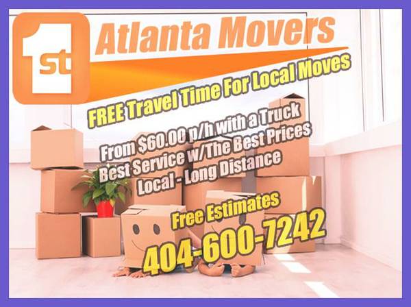 120 FOR TWO HOURS OF MOVING (atlanta)