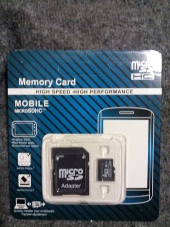 128 Gb micro SD card with adapter