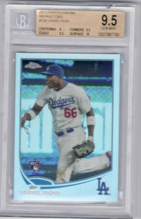 14 Different YASIEL PUIG PSA 910 BGS ROOKIES 2013 (SHALLOTTE)