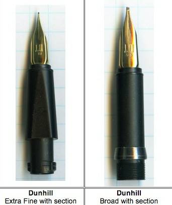 14kt Fountain Pen Nib(s) from Dunhill LTD