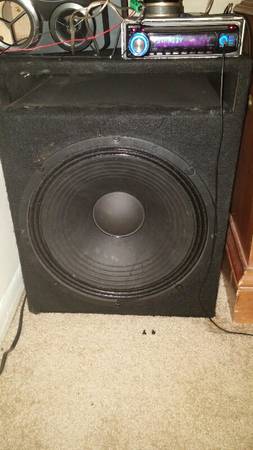15in sub and sony amp