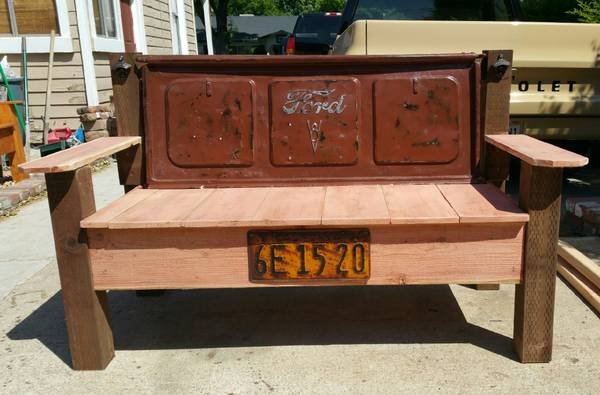 1939 Ford amp 1950s Studebaker tailgate benches