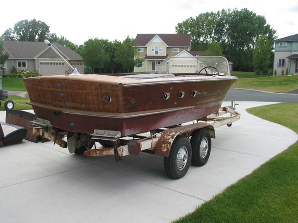 1957 Chris Craft Continental Boat and Trailer