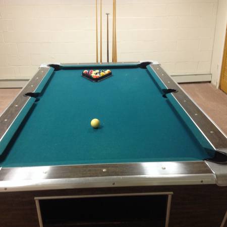 1970s slate pool table