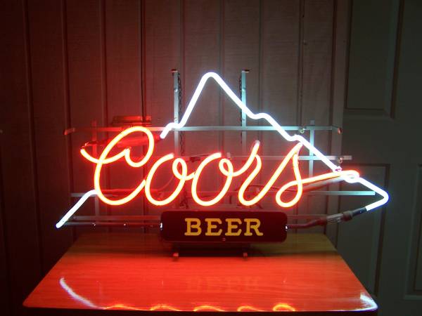 1984 Coors Neon Beer Sign