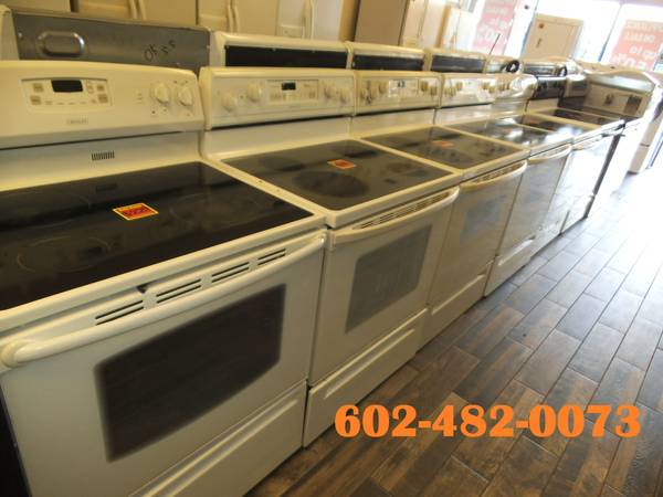 199.00  GALSS TOP STOVES ON SALE  KENMOREMAYTAG WHIRLPOOL AND