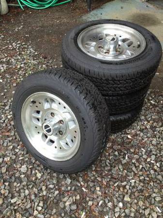 1994 ford ranger factory rims and new tires