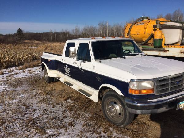 1995 FORD F350 CREW CAB DUALLY