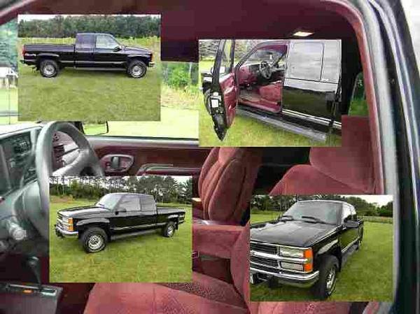 1996 CHEVROLET Pickup 2500 4X4 Silverado BLACK BEAUTY TURBO DIESEL BEAUTIFUL