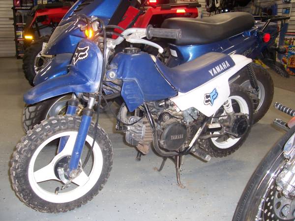 1997 Yamaha PW50 BlueWhite
