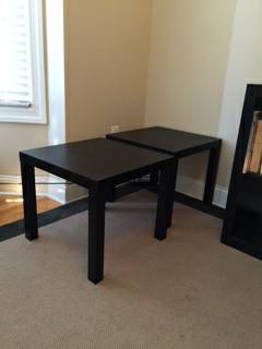 2 Black Night Stands