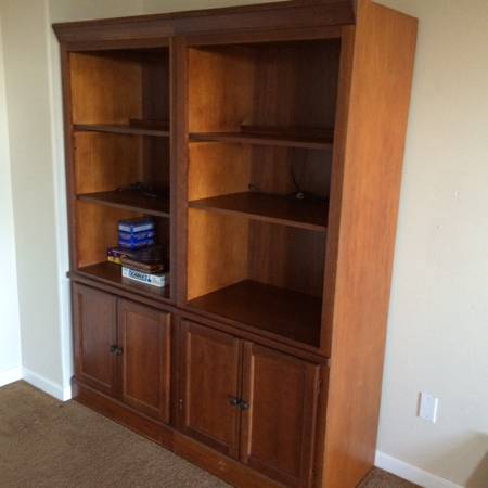 2 Bookcases with lower cabinet