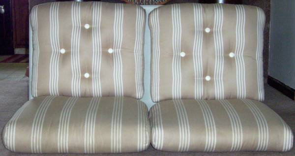 2 Deep Seating Patio Cushion Sets for Chairs, Bench, Swing, Glider (Far East Side Of Indy)