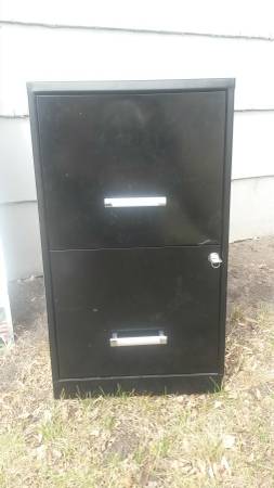 2 drawer locking file cabinet