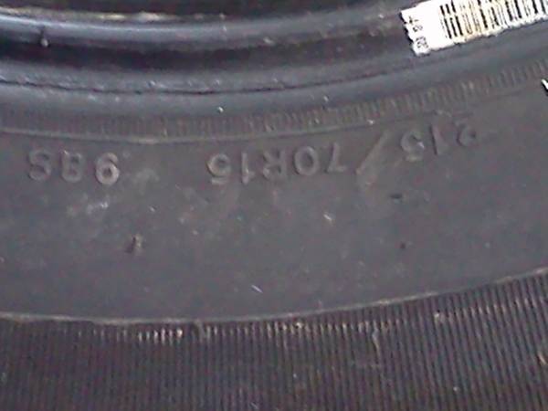 2 Goodyear Integrity tires