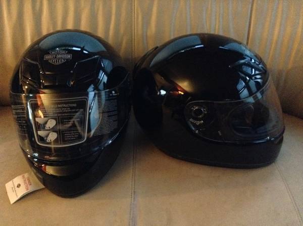2 Harley Davidson Full Face Helmets