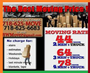 2 movers 1 truck low rates88648864 449702hr9702 (975597559755ERVICE MOVING97549754)