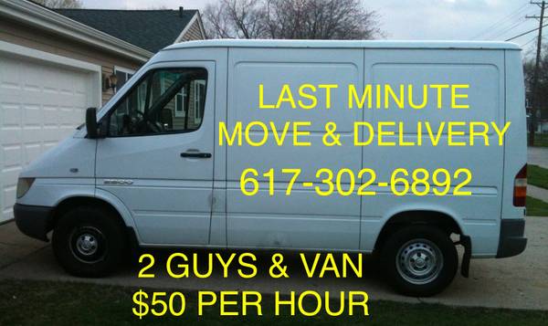 Moving Choose our flat rate or hourly package Last Min moves (all of MA)