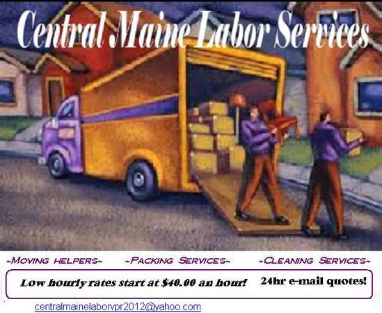 ((((2 MOVING HELPERS  45.00 PER HOUR)))) (Maine)