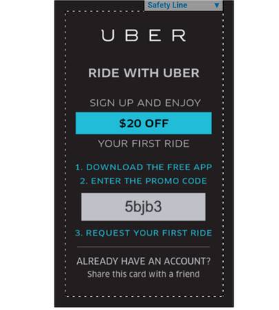 20 off First UBER Ride