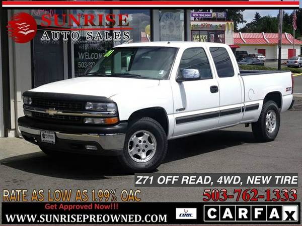 2001 Chevrolet Silverado 1500 LS, 4WD, GREAT WORK TRUCK, MUST SEE (MASSIVE INVENTORY BLOWOUT)