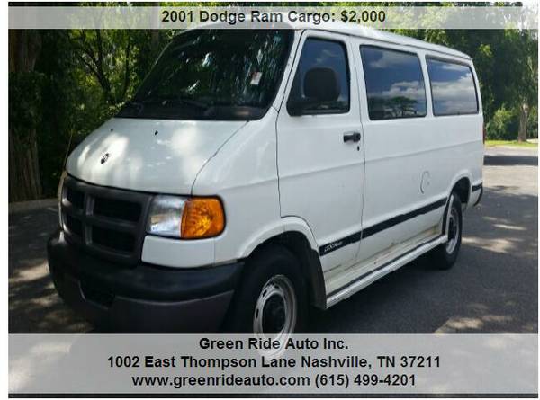 2001 Dodge Ram Cargo Van 3500 5.2L