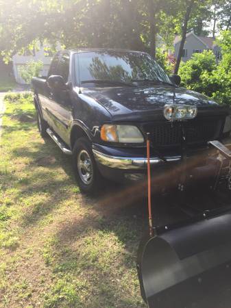 2001 ford f150 step side with plow