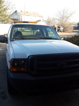 2001 FORD F350 V8 Super Duty Utility Truck Ext CAB