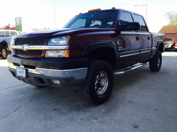 2003 Chevy Silverado 2500HD Crew Cab Short Box LS 6.6L Duramax Allison Auto 4X4