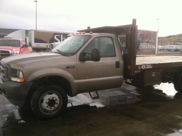 2004 f550 2wd 6.0 16ft hyd tilt bed