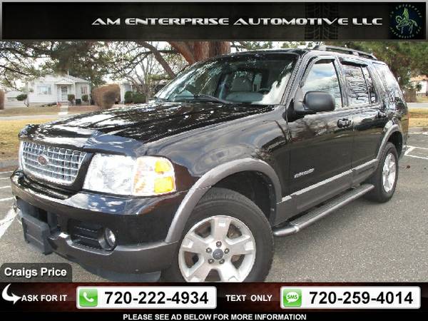 2004 Ford Explorer XLT 4.0L Sport Black