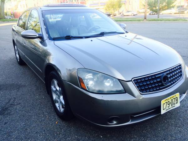 2005 NISSAN ALTIMA 2.5SL GRAY WITH TAN LEATHER