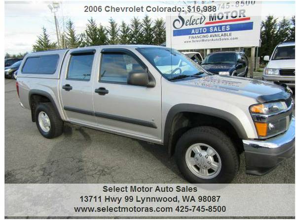2006 Chevrolet Colorado LT Crew Cab 4WD9787Low Miles9745Financing 4 ALL (9745Ez APPROVAL9733Financing 4 ALL)