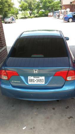 2006 HONDA CIVIC BLUE SEDAN LX MILEAGE 106k