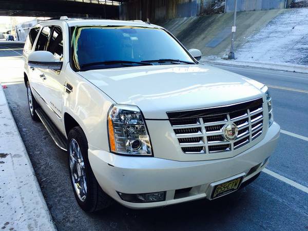 2008 CADILLAC ESCALADE ESV WHITE 51K