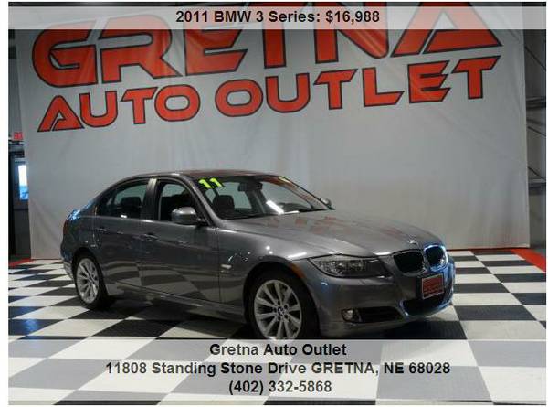 2011 BMW 3 Series328xi ALL WHEEL DRIVE 83K SILVERTEXT 247