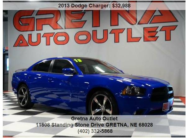 2013 Dodge ChargerSWEET BLUE DAYTONA EDITION RT HEMI FULLY STOCKED