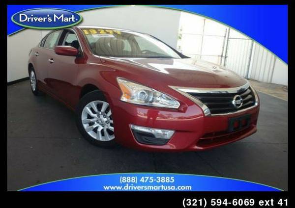 2014 Nissan Altima 2.5 S Sedan Red