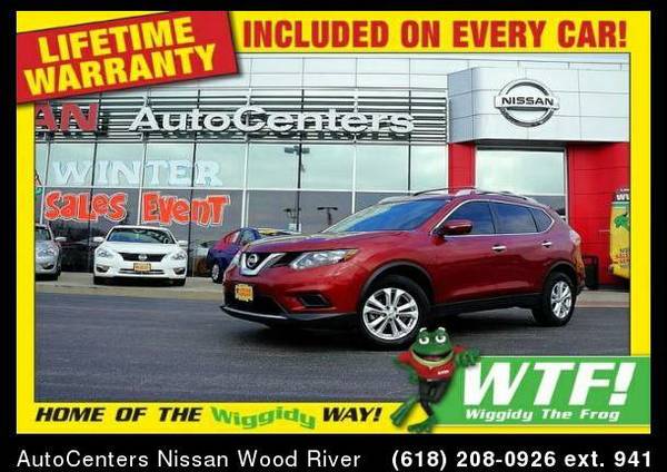 2014 Nissan Rogue AWD SV 4D Sport Utility Red (Wood River, IL)