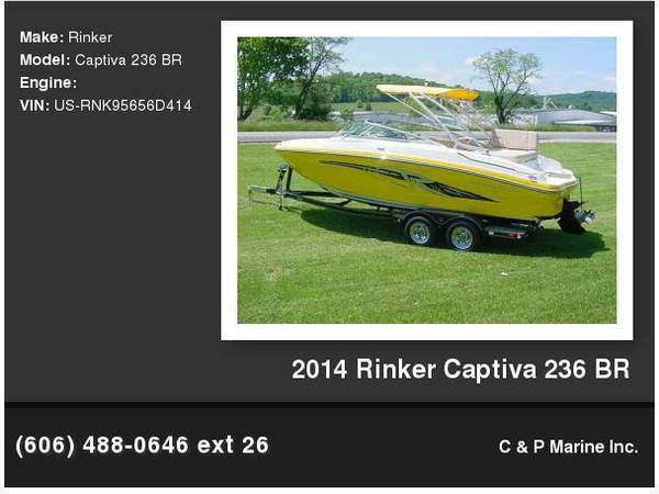 2014 Rinker Captiva 236 BR