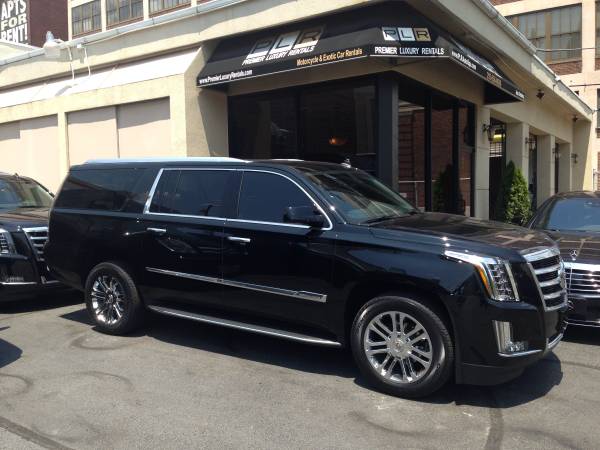 2015 Cadillac Escalade ESV Black to airport or anywhere