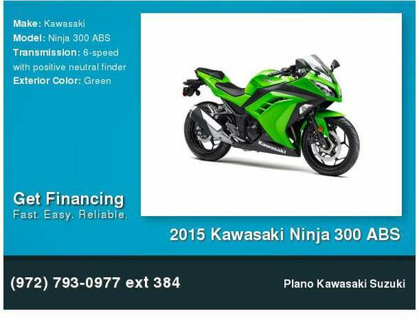 2015 Kawasaki Ninja 300 ABS Lime Green 6