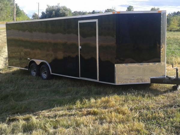 2015 New 24 Foot V Nose Enclosed Car Trailer FREE DELIVERY