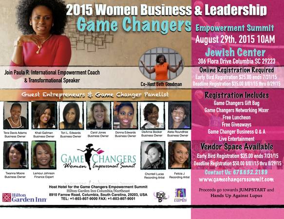2015 Women Business amp Leadership Game Changers Empowerment Summit
