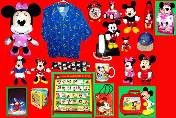 21 MickeyMinnie Mouse Mice Stuff   70.00