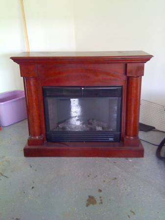 23 in. Electric Fireplace in cherry wood